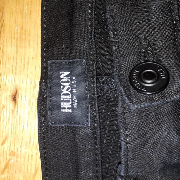 Hudson Jeans sz 27 Moto Style Black - Picture 2 of 8